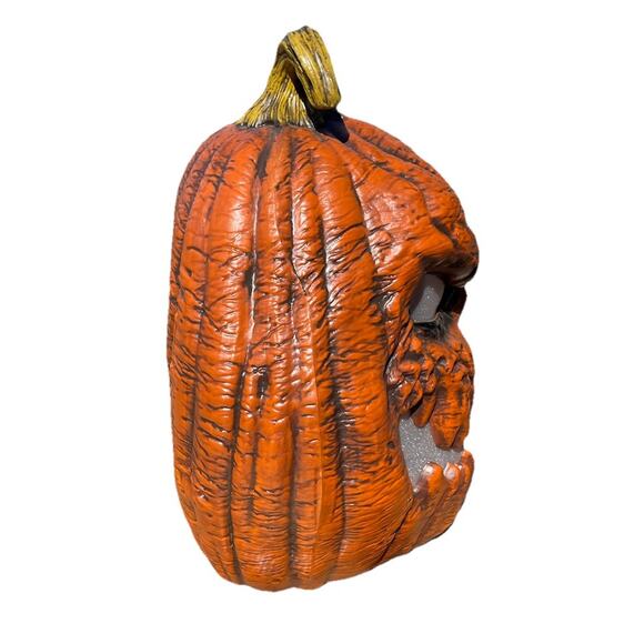 Rotten Patch Halloween Huge 25 In Pumpkin Light Up LED Jack O Lantern New - Picture 6 of 9